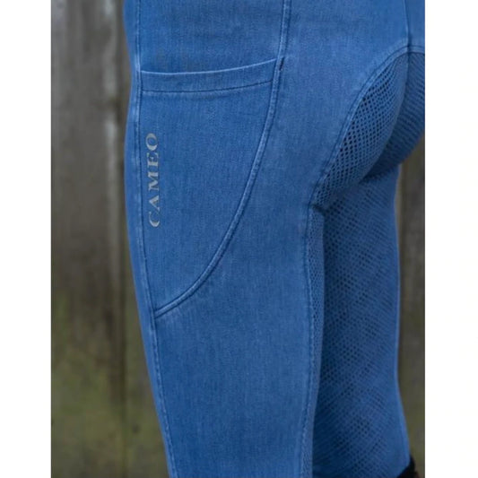 Cameo Full Seat Denim Riding Tights