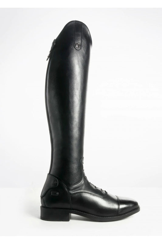 Como V2 Long Laced Front Riding Boots Black