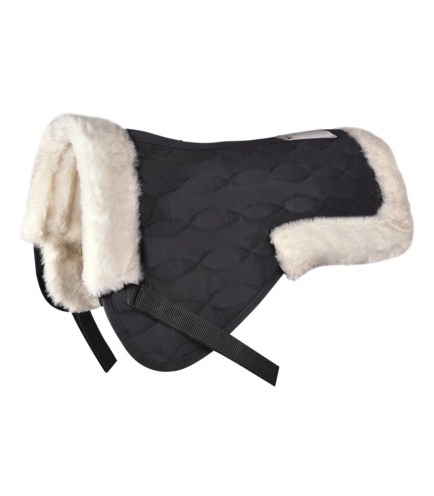 SADDLE PAD WITH SYNTHETIC FUR