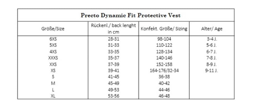 USG Precto Dynamic Fit Back Protector