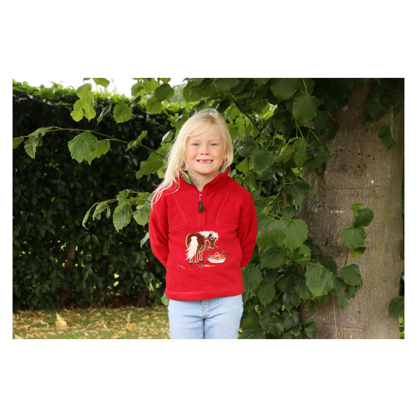 British Country Collection Carrot Pony Childrens Fleece Jacket