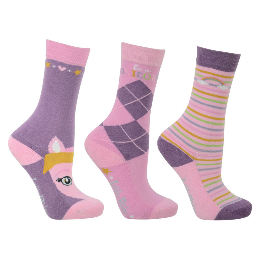 HyFASHION Little Unicorn Children's Socks (Pack of 3)